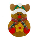 8pcs Christmas Decorations Snowman Kitchen Tableware Holder bag Xmas ornameSEAU