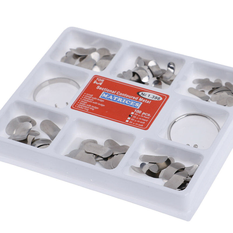 Tor Vm Sectional Contouredmatrices +Dental Addon Wedges+Metal Matrices Pli FT