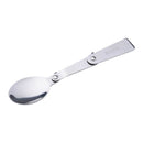 Stainless Steel Spoon Picnic Tableware Spoon Outdoor Foldable Camping Hikin C2U1