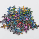 Wholesale 10pcs Mixed Gecko Connectors Charm DIY Bracelet Necklace Cute Crafts