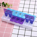 1pc Medical 7 Day Pill Box Drug Storage 14 Slots Pill Box Weekly Storage C BX