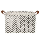 Folding Canvas Square Laundry Storage Basket Kids Toys Clothes Large Bucket