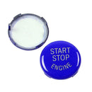 Start Stop Engine Button Switch Cover for BMW X5 E70 X6 E71 3 Series(Blue)