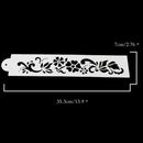 4PCS Flowers Fondant Cake Stencil Kitchen Cupcake Template Mold Baking Tools Bj