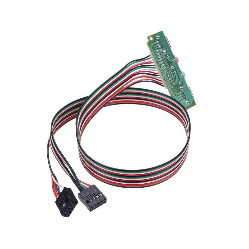2 USB 2.0 Ports PC Computer Case Front Panel USB Audio Mic Earphone Cable