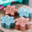 6Six Silicone Snowflake Mold Candle Soap DIY Aromatherapy Plaster CandleY Hn