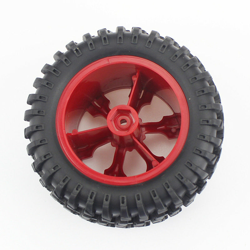 4 Pcs110mm Dia. Plastic Tyres for Wltoys 12428, 144001, 124018, 124019, 12428-A,