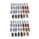 60Pieces 1:200 Car Parking Building Scenery Landscape Sand Table Layout Accs