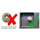 Universal Repair Security Tool Key Open Security Oval Head Screws Coffee Machine