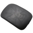The Cross Style Motorcycle Rear Passenger Cushion Pillion Seat Pad Suction  K4O2