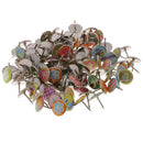 50pc Map Push Pins Map Tacks Steel Thumb Tacks Pins Office School Stationery