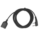 2 PIN Radio Earpiece Speaker Mic Cable for Kenwood TK-370 TK-373G