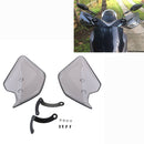 2PCS Motorcycle Plastic Handguards Handlebar Hand Guards Bike Brush Wind Guard