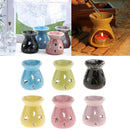 Incense Burner Backflow Cone Censer Tray Holder Catcher Candle Holder Blue