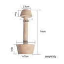Egg Tart Tamper Double Side Wooden Pastry Pusher Baking Shaping Kitchen DIY Tool