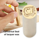DIY Heart Cylindrical Seal Stamp Scrapbooking Sealing Wax Stamp (06)(S) A