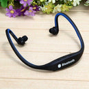 Sports Wireless Stereo Headphone Headset Earphones Earbuds (Blue) A