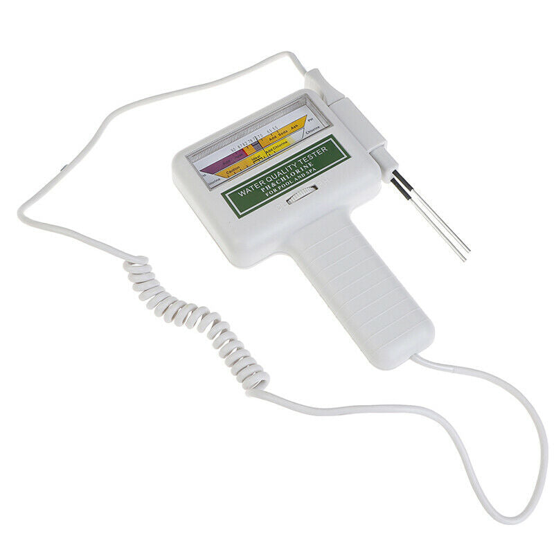 Digital Meter Tester Water Quality PH Chlorine Purity Pen Stick CalibrationS Gw
