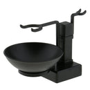 Bathroom Shaving Holder Rack Stand +Soap Bowl For Safety Razor Brushes Alloy