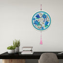 Flower Diamond Painting Pink Tassels Special Shape Full Drill Home Pendants