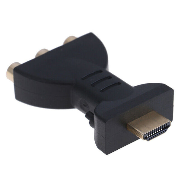 HDMI Male to 3 RGB RCA Video Audio Adapter AV Converter for 720P 1080iP 1080P ME
