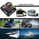 6-Way Car Marine Waterproof Fuse Box Block Holder Car Fuse Box Boat R6G4