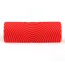 2pcs Rubber Red Cylinder Wood Grain Graining Wall Paint DIY Painting Tools