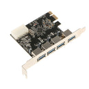 Laptop 4-Port 5Gbps USB 3.0 to PCI-E Card PCI Express Expansion Card Adapter