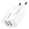 Baseus Dual USB Charger Mobile Phone EU Charger Plug 2.1A Travel Adapter #gib