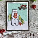 DIY Album Embossing Stamp Stencil Color Bear Cutting Die for Christmas (A) A