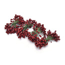100X Artificial Red Holly Berry On Wire Bundle Garland Wreath Making ChristmasJR