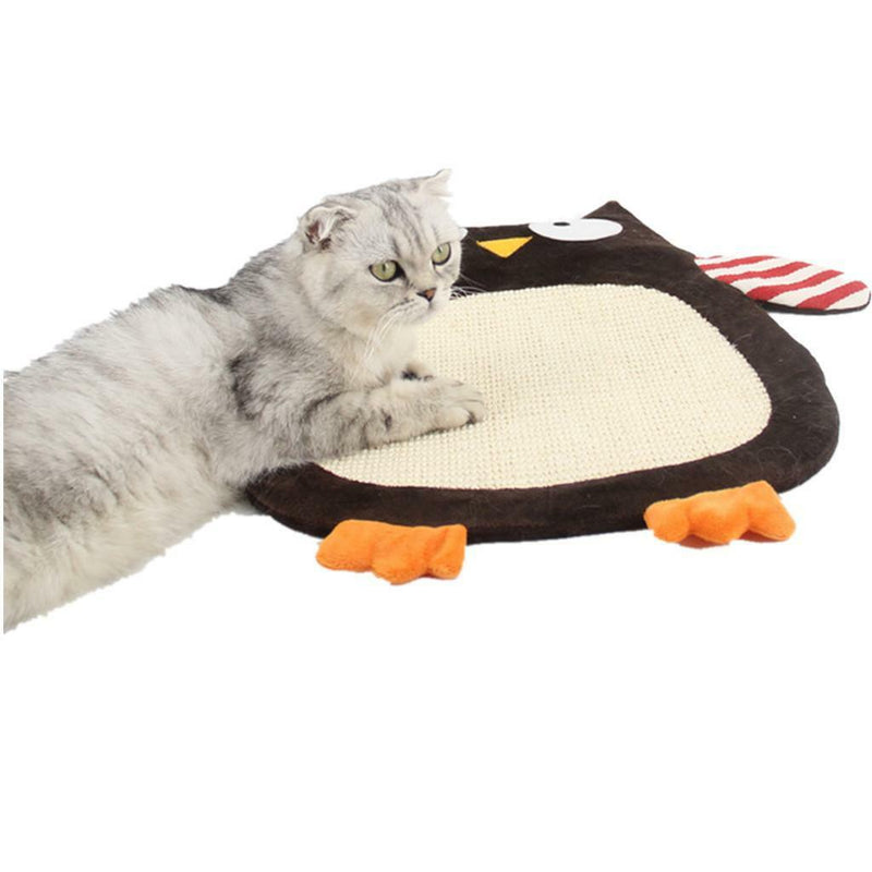 Classic Sisal Cat kitten Scratch Mat Pad Sisal Scratcher Board 49*36cm Owl