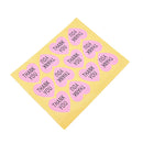Pink Heart-shaped For Thank You Packaging Sealed Stickers Stickers for WeddingC8