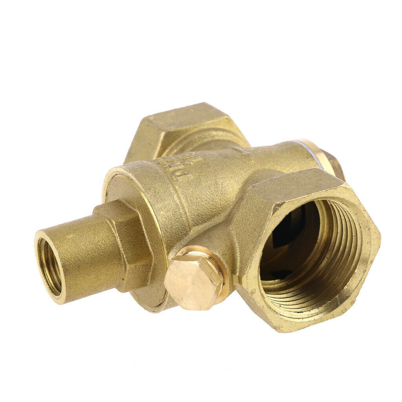 DN25 1" Adjustable Brass Water Pressure Reducing Regulator Valve PN 1.6 New