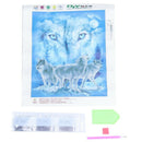 DIY 5D Diamond Embroidery Painting Wolf Cross Stitch Kit Craft Home Decor