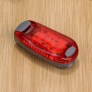 5 LED Bike Taillight Safety Warning Rear Lamp Backpack Running Lights(Red) A