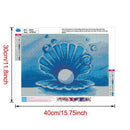 5D DIY Full Drill Diamond Painting Shell Embroidery Mosaic Craft Kit (w423)