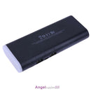 Mini Plastic 5 X 18650 Batteries Power Supply Power Bank DIY Box(Black)