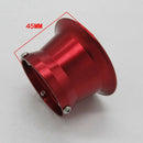 50mm Air Filter Interface Cup Fits 24/26/28/30mm Motorbike Carburetor Red