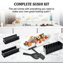 10PC DIY Sushi Making Kit Rice Roller Mold Set For Beginners Kitchen Kit T6U8