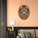 5D DIY Special Shape Diamond Painting Wolf Leather Mural Wall Decoration