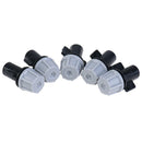 5x Adjustable Misting Nozzle with Tee Joint for Watering Irrigation Sprinkl3 Gw