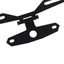 Motorbike TailLight Brake Adjustable License Plate Bracket Fold Taillight HS Hn