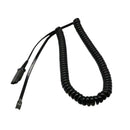 Quick Disconnect to RJ9/10/11 Tel Headset Cable for Meridian Norstar M7208
