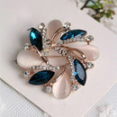 Handmade Brooches Pin Fashion Crystal Bauhinia Brooch Shape For Women Dress
