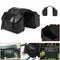 Motorcycle Touring Saddle Bag Black Canvas Waterproof Panniers Motorbike Lugg 3C