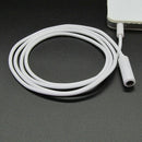 White 1M 3.5mm Male to Female Jack Stereo Audio Headphone Extension Cable J Nw