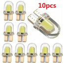 10PCS T10 194 W5W COB Silicone Shell LED Lights Car Width Light Door light ME