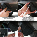 4 Pcs Universal Car Rear Bumper Lip Diffuser Shark Fin Style Car Back Bumpe U4R1