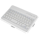 Wireless Bluetooth 3.0 Rechargeable Mini Keyboard for Tablet/Phone (White) A